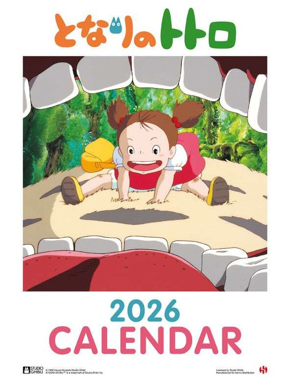 STUDIO GHIBLI TOTORO 2026 CALENDAR