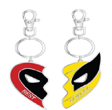 DEADPOOL VS WOLVERINE KEYCHAIN