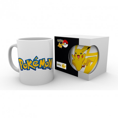 POKEMON LOGO AND PIKACHU MUG