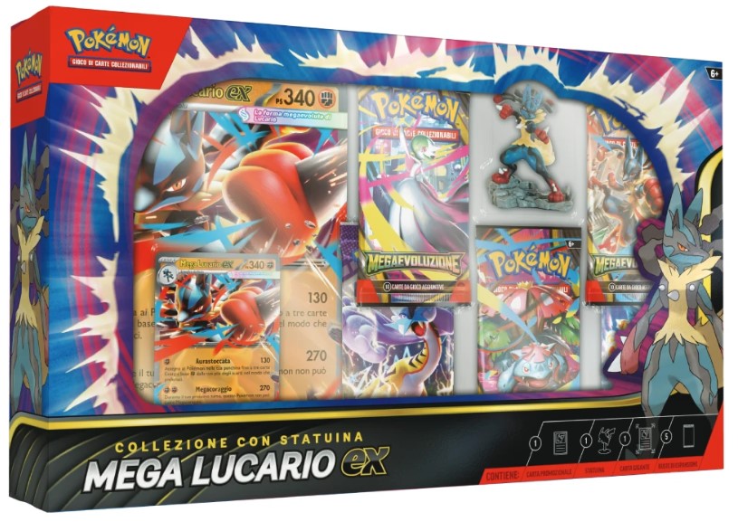 POKEMON COLL.CON STATUINA MEGA LUCA