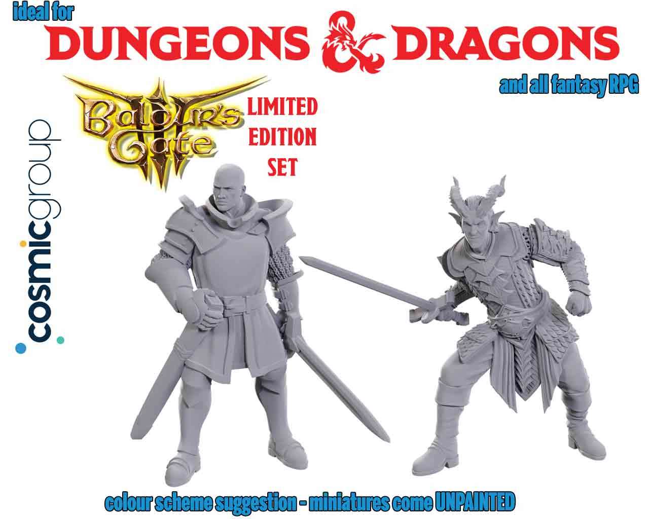 D&D ULDER RAVENGARD & ZEVLOR MINIAT
