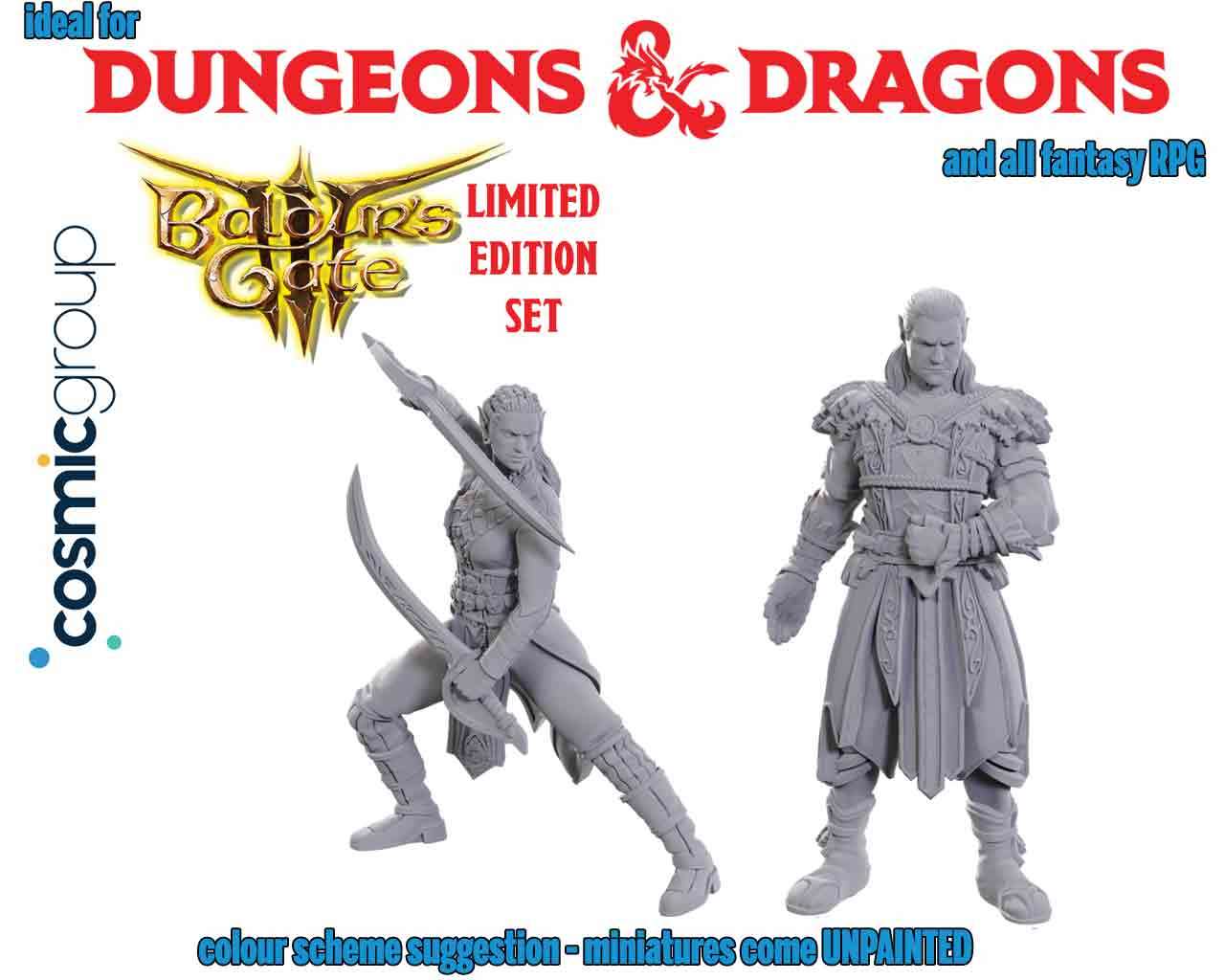 D&D JAHEIRA & HALSIN MINIATURE SPEC