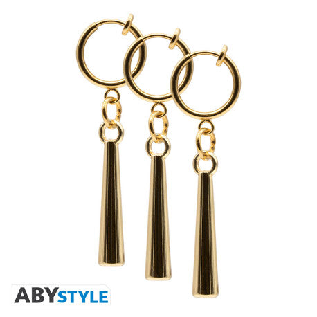 ONE PIECE 3 EARRINGS SET ZORO