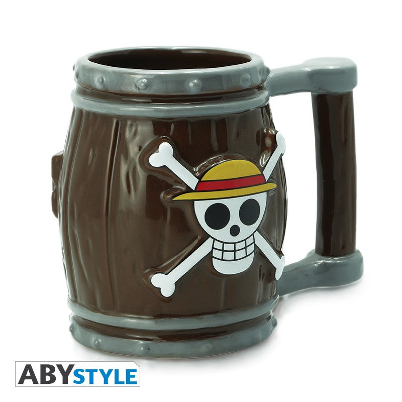ONE PIECE BARREL 3D MUG