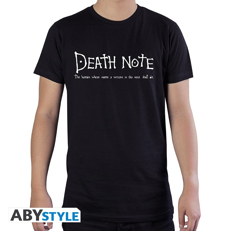 DEATH NOTE LOGO TSHIRT TG M