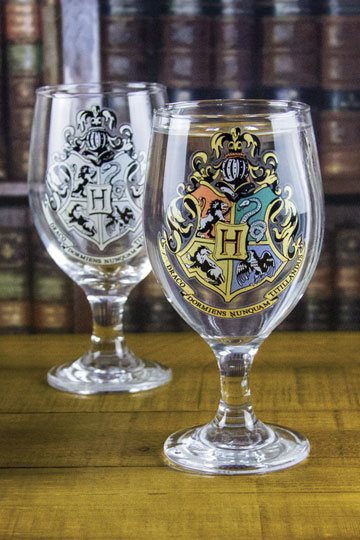 HP HOGWARTS COLOUR CHANGING GLASS