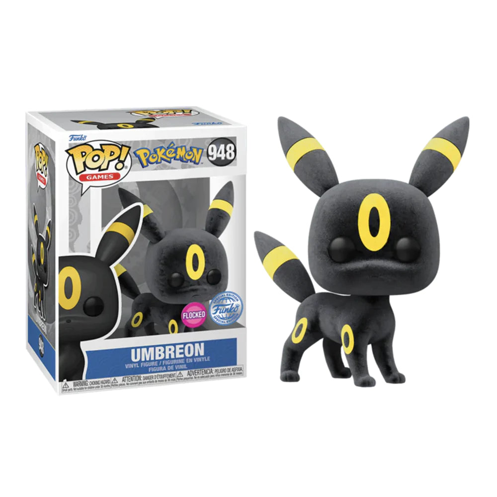 POKEMON UMBREON FLOCKED POP