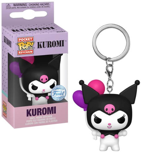 HK- KUROMI(BLN) KEYCHAIN