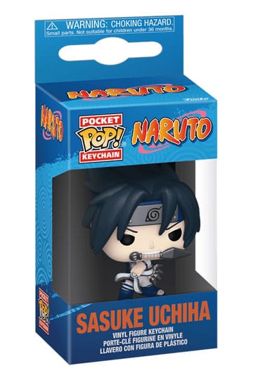 NARUTO SASUKE POCKET POP KEYCHAIN