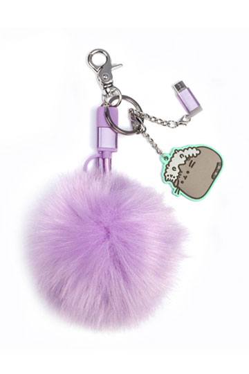 PUSHEEN USB CHARGING CABLE W/KEYCHA