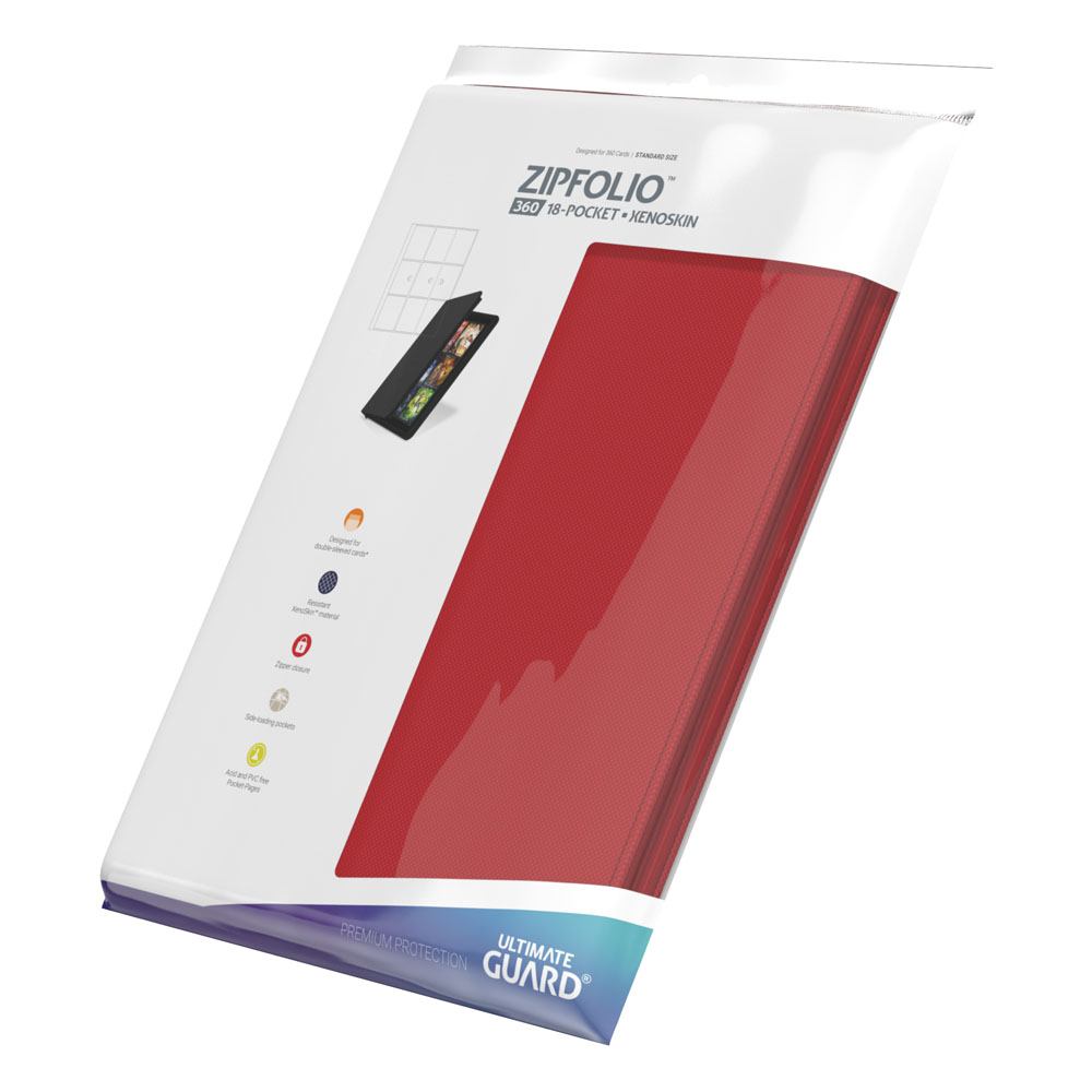 UG ZIPFOLIO 360 18 POCKET RED