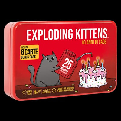 EXPLODING KITTENS 10 ANNI DI CAOS