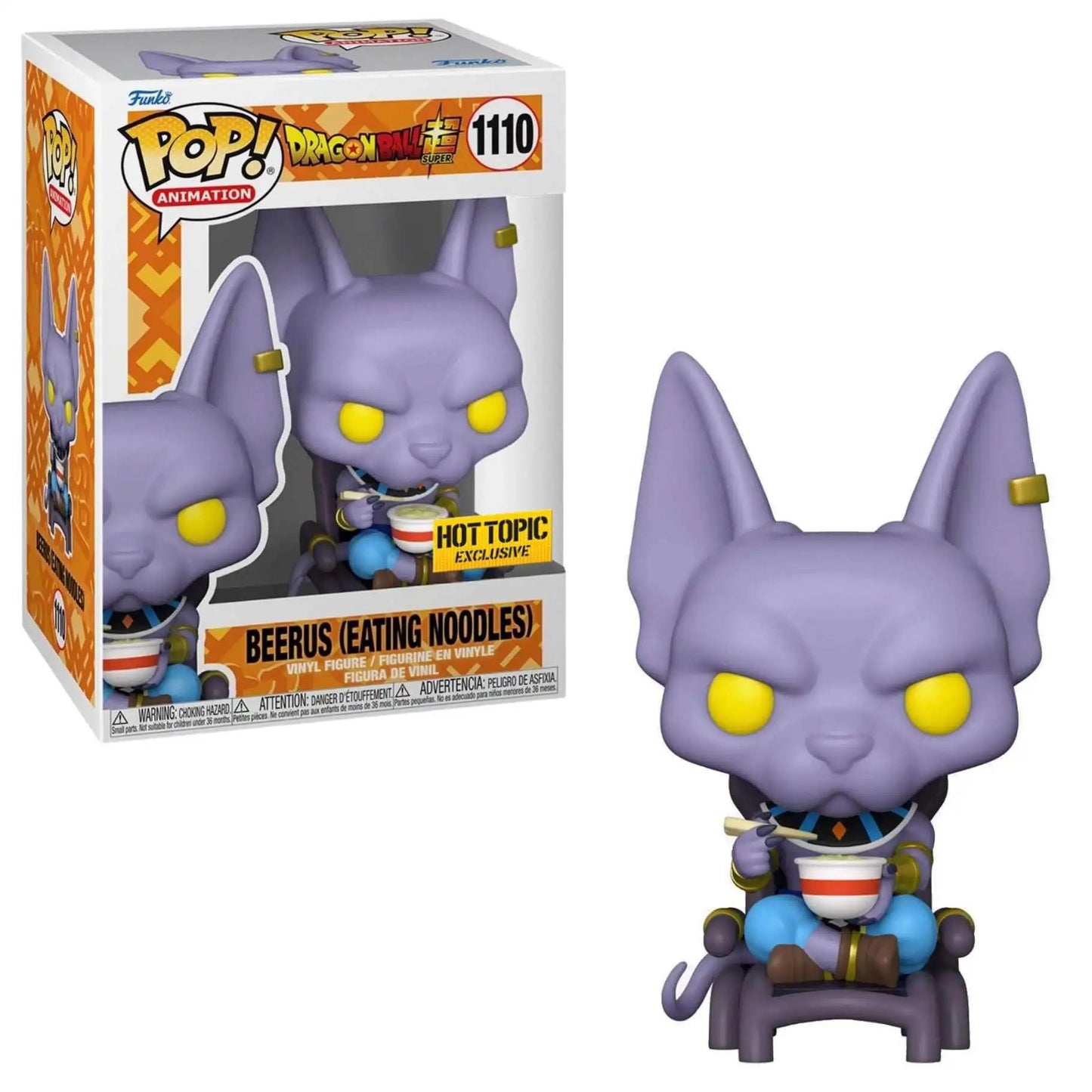 FUNKO POP DRAGON BALL BEERUS(EATING NOODLES) 1110