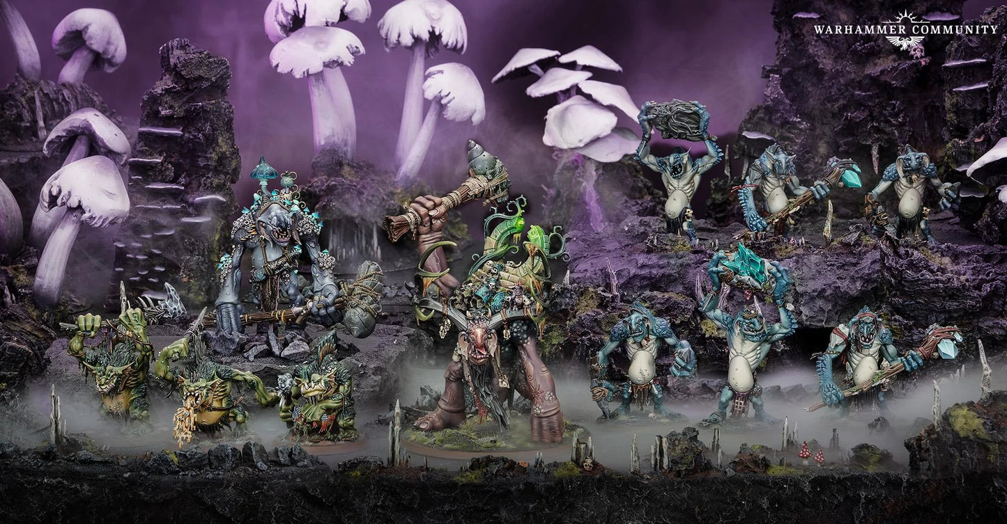 WARHAMMER AGE OF SIGMAR - GLOOMSPITE GITZ BATTLEFORCE - DANKHOLD RAMPAGE
