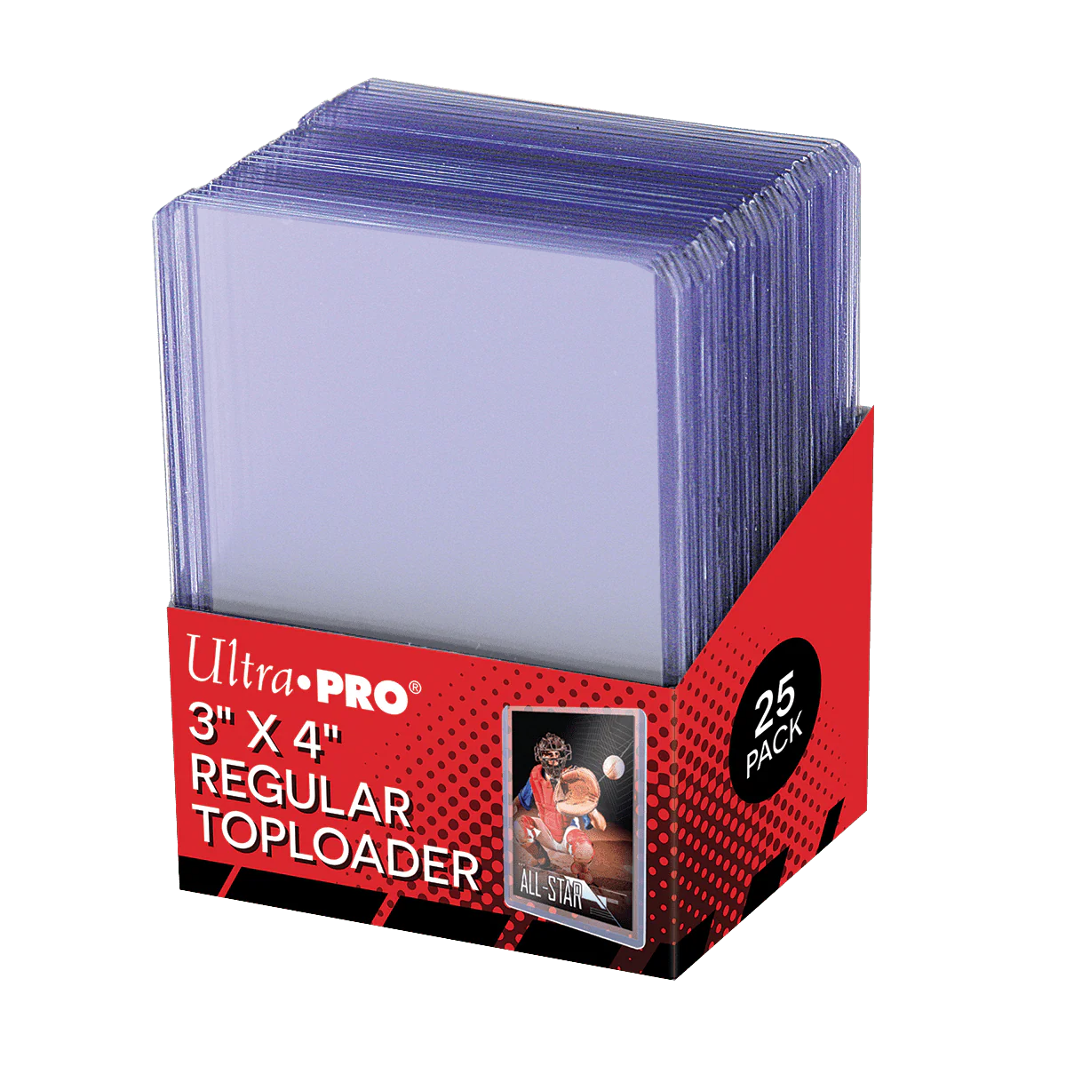 25 TOPLOADER STANDARD - SUPER CLEAR PREMIUM