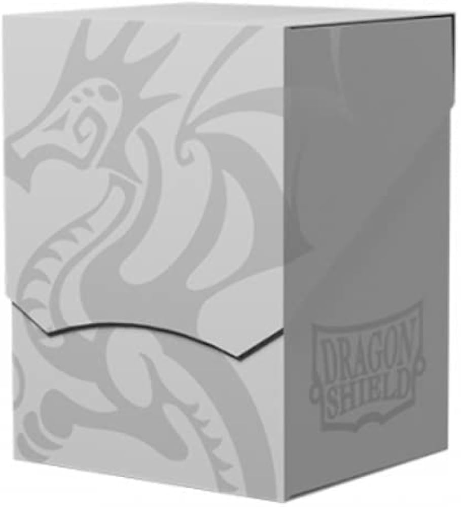 DRAGON SHIELD DECK SHELL - ASHEN WHITE 100