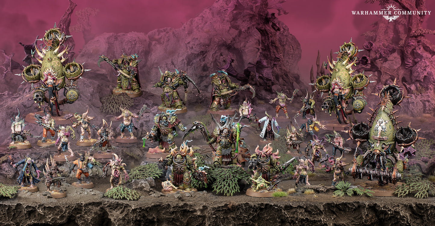 WARHAMMER 40K - DEATH GUARD BATTLEFORCE - VILE VECTORIUM