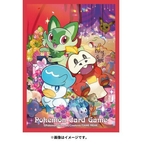 SLEEVES POKEMON CENTER STARTER 9TH GEN - 64PCS