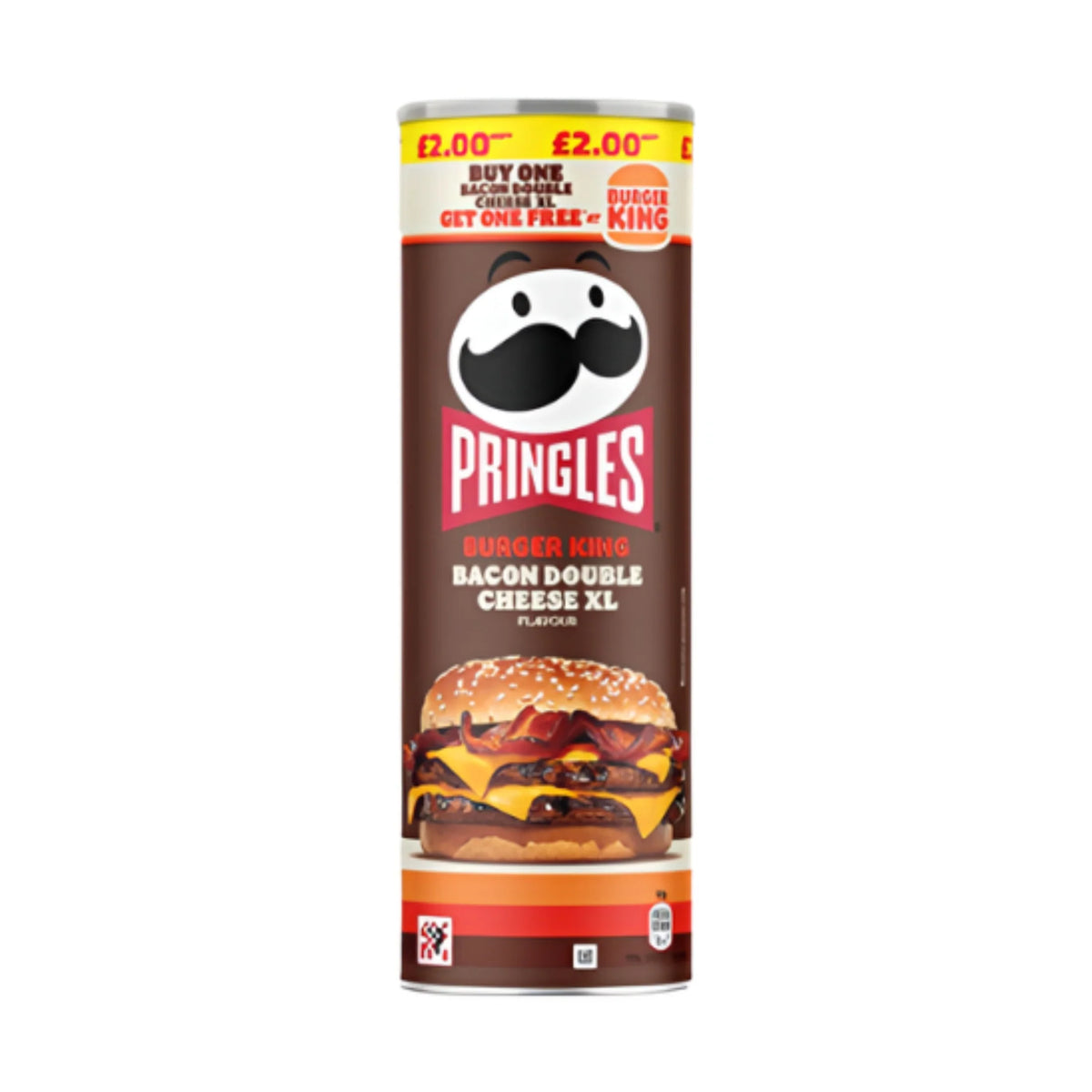 PRINGLES BURGER KING BACON DOUBLE CHEESE XL