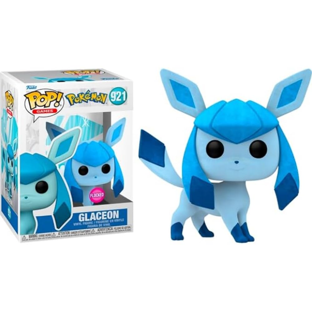 FUNKO POP POKEMON - GLACEON FLOCKED 921
