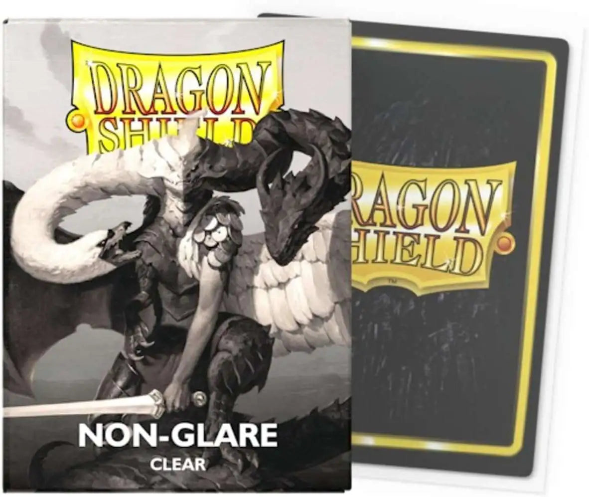 DRAGON SHIELD STANDARD NON GLARE SLEEVES - CLEAR