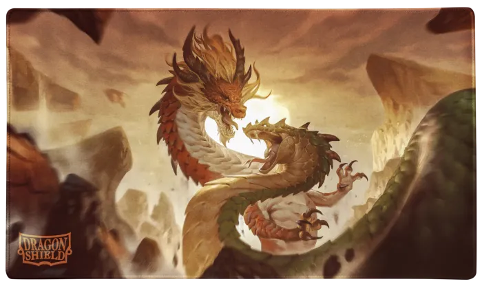 DRAGON SHIELD PLAYMAT + TUBE - WOOD SNAKE 2025