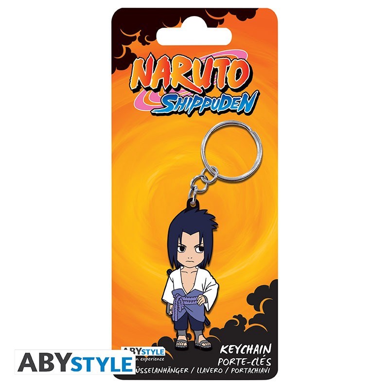 PORTACHIAVI NARUTO SASUKE RUBBER