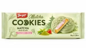 BERGEN MATCHA COOKIES MILK GLAZE STRAWBERRY CREAM