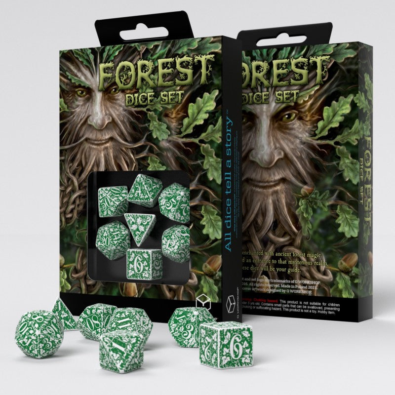 SET 7 DADI - FOREST DICE SET: TUNDRA