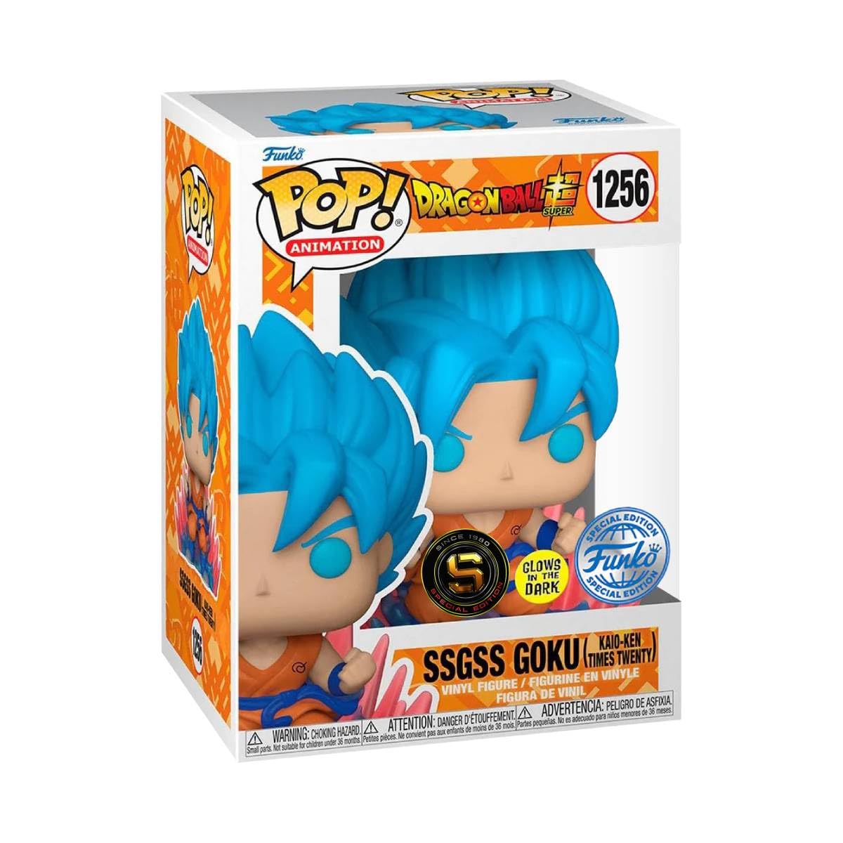 FUNKO POP DRAGON BALL SSGSS GOKU 1256