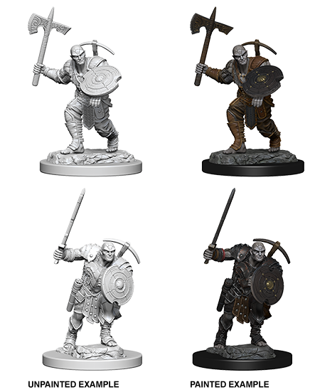 D&D NOLZUR'S MARVELOUS MINIATURE - EARTH GENASI FIGHTER
