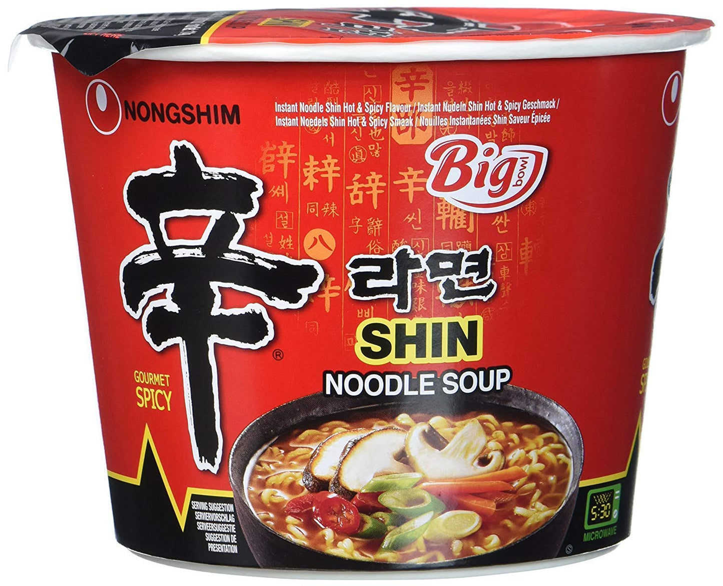 NONGSHIM SHIN NOODLE BIG CUP SPICY