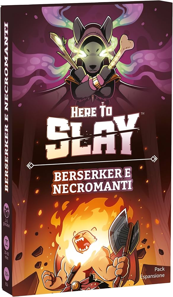 HERE TO SLAY BERSERKER E NECROMANTI ESPANSIONE