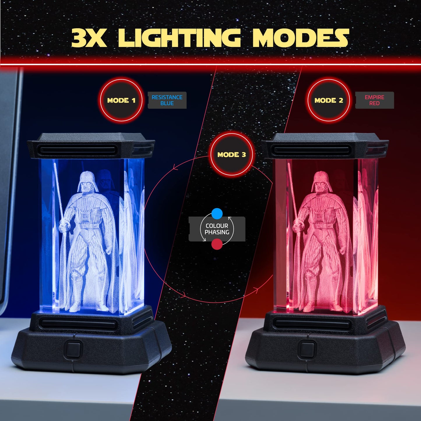 STAR WARS - DARTH VADER LAMPADA OLOGRAFICA