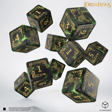 SIGNORE DEGLI ANELLI - ROHAN 10X D6 DICE SET