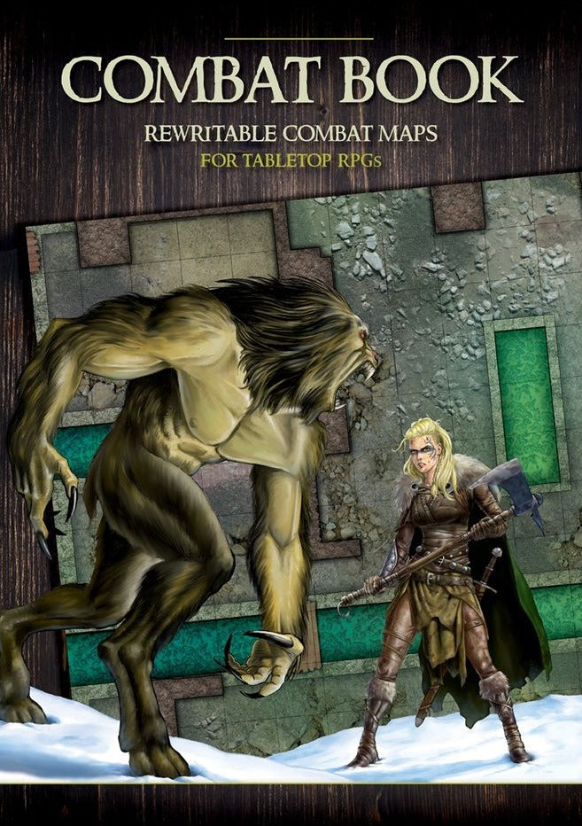 COMBAT BOOK 1 REWRITABLE COMBAT MAPS