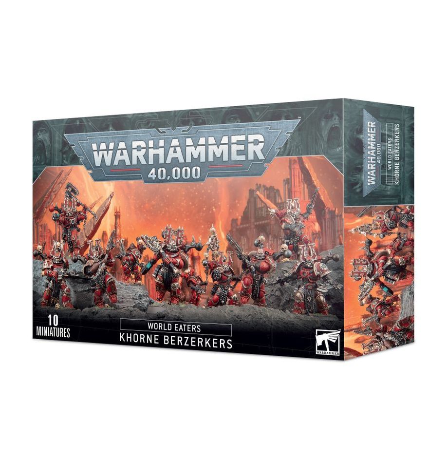 WARHAMMER 40K WORLD EATERS KHORNE BERZERKERS