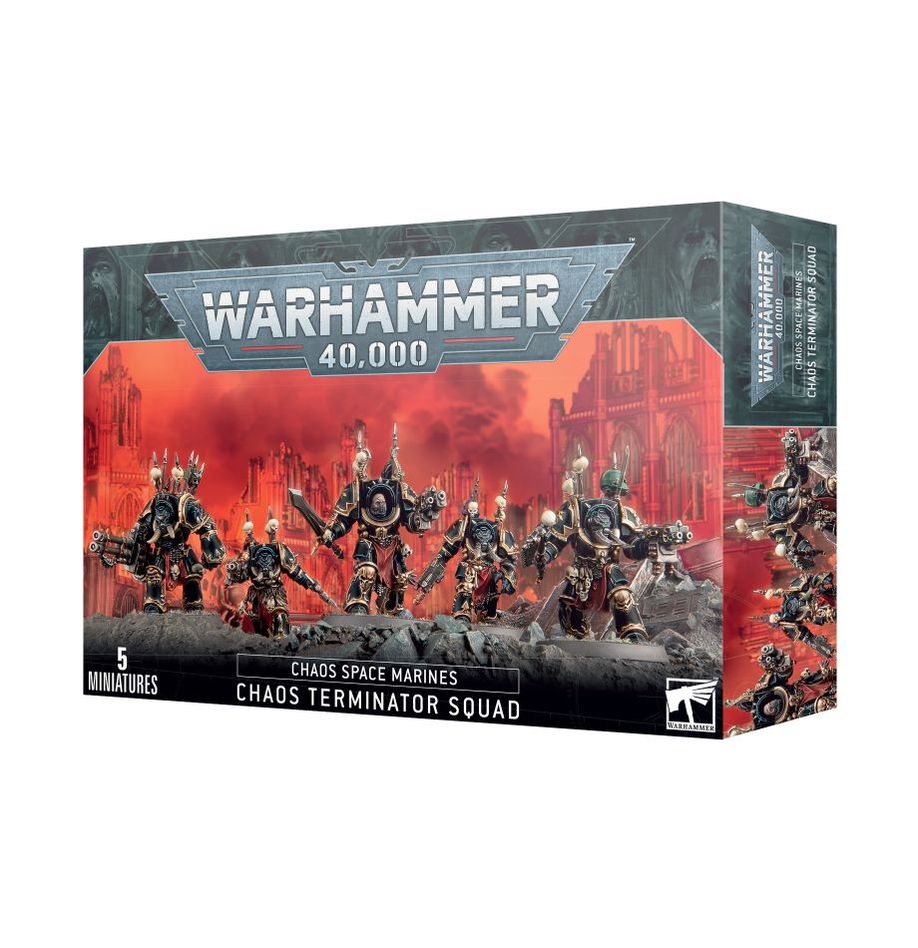 WARHAMMER 40K CHAOS SPACE MARINES CHAOS TERMINATOR SQUAD