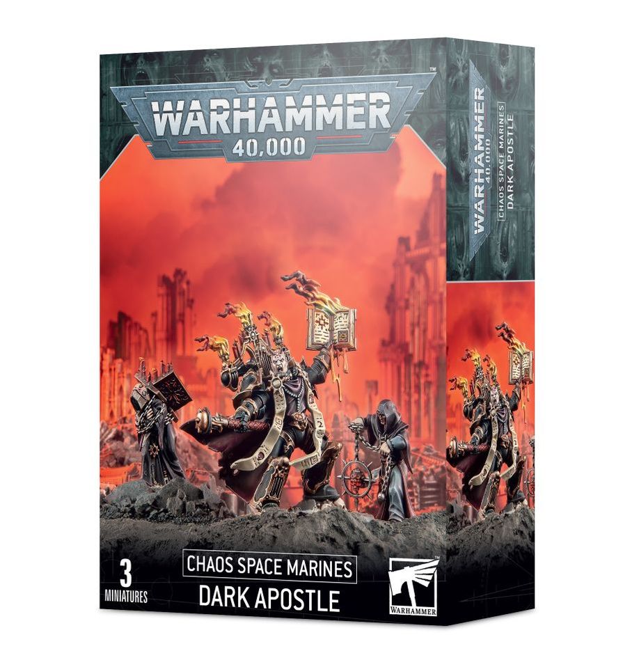 WRHAMMER 40K CHAOS SPACE MARINES DARK APOSTLE
