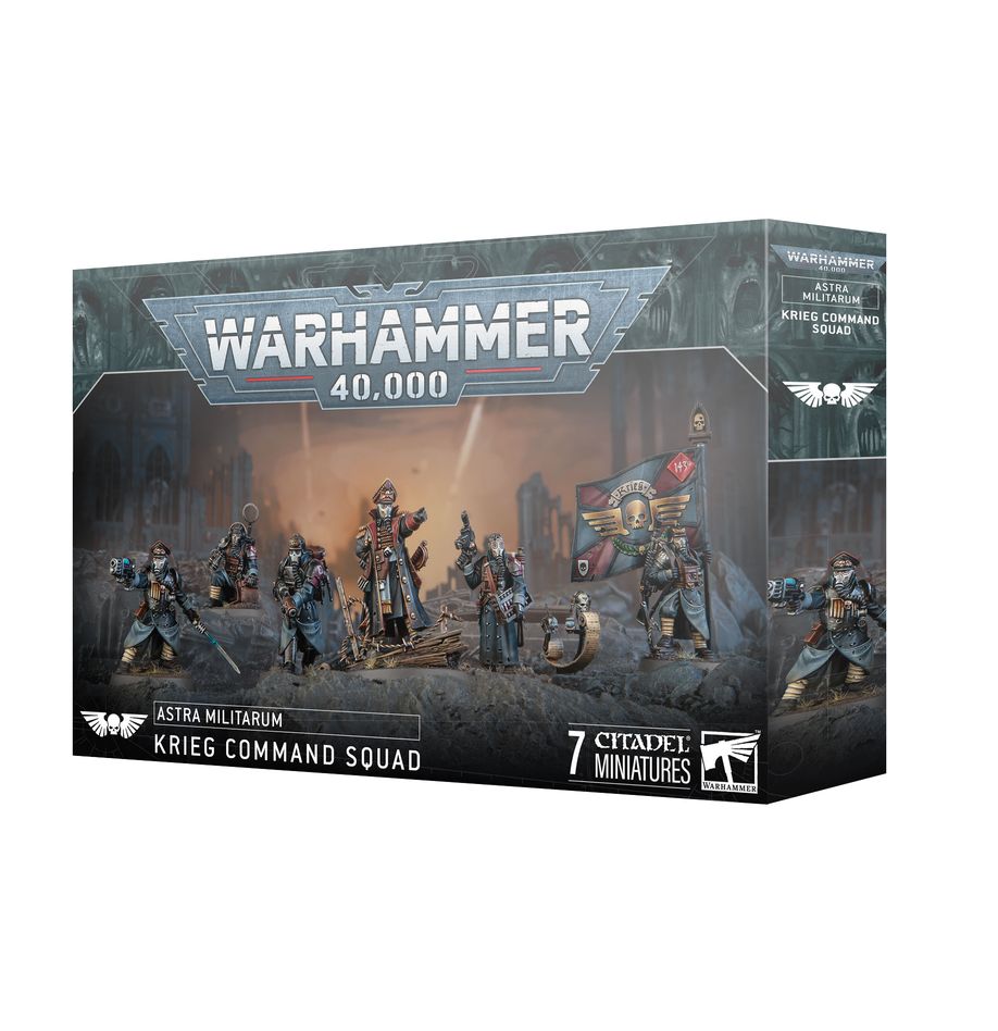 WARHAMMER 40K ASTRA MILITARUM KRIEG COMMAND SQUAD