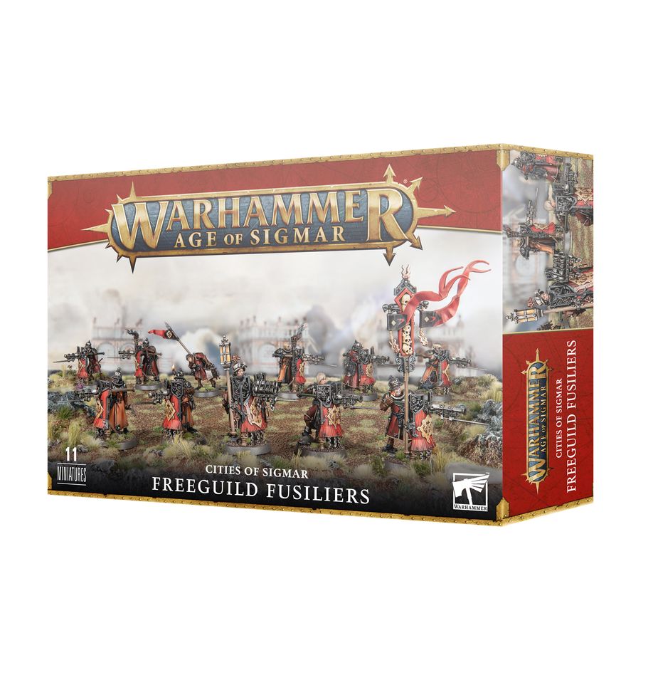 WARHAMMER AGE OF SIGMAR CITIES OF SIGMAR FREEGUILD FUSILIERS