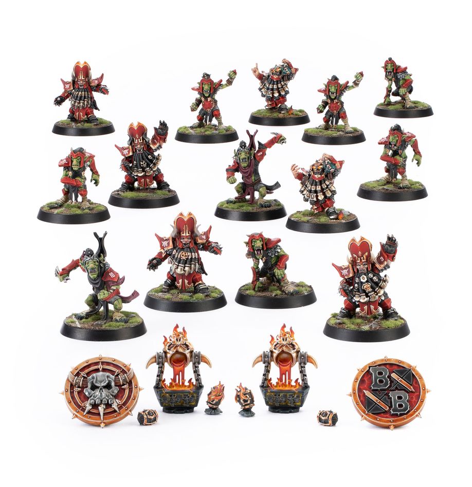 WARHAMMER BLOOD BOWL CHAOS DWARF TEAM