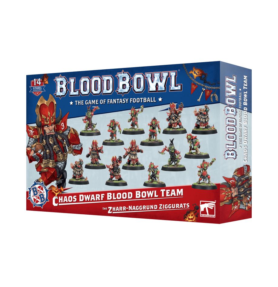 WARHAMMER BLOOD BOWL CHAOS DWARF TEAM
