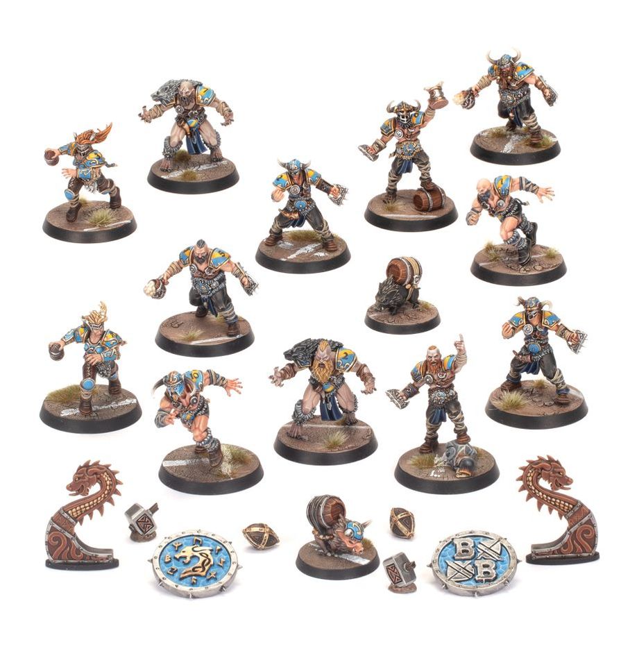 WARHAMMER BLOOD BOWL NORSE TEAM