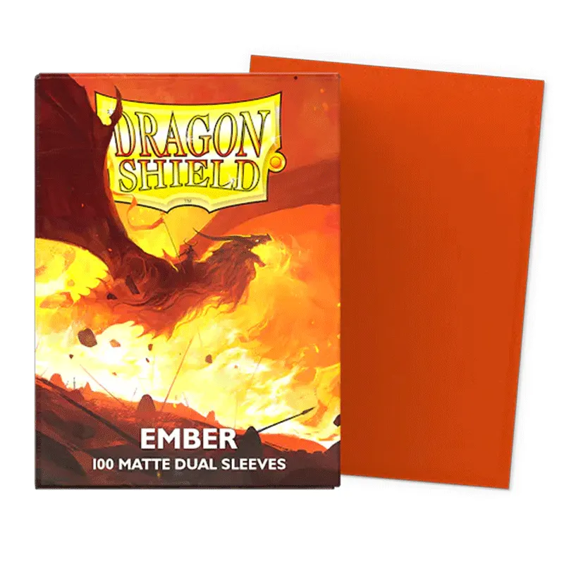 DRAGONSHIELD SLEEVES STANDARD MATTE DUAL EMBER 100