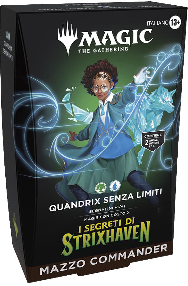 MAGIC COMMANDER DECK - SECRET OF STRIXHAVEN - QUANDRIX SENZA LIMITI