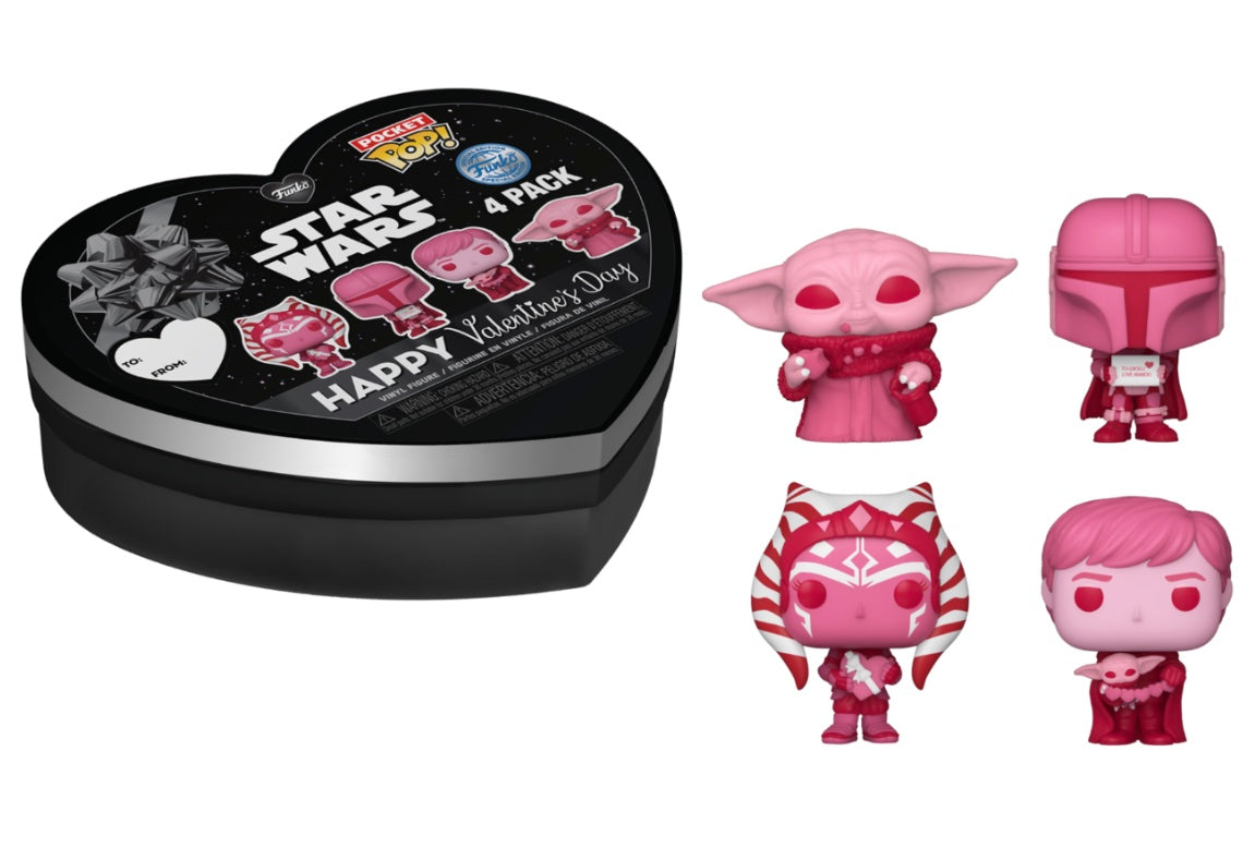 FUNKO POCKET STAR WARS VALENTINES DAY 4 PACK
