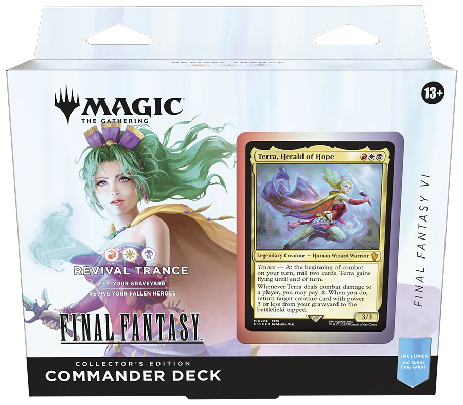MAGIC COMMANDER DECK - FINAL FANTASY - REVIVAL TRANCE COLLECTOR
