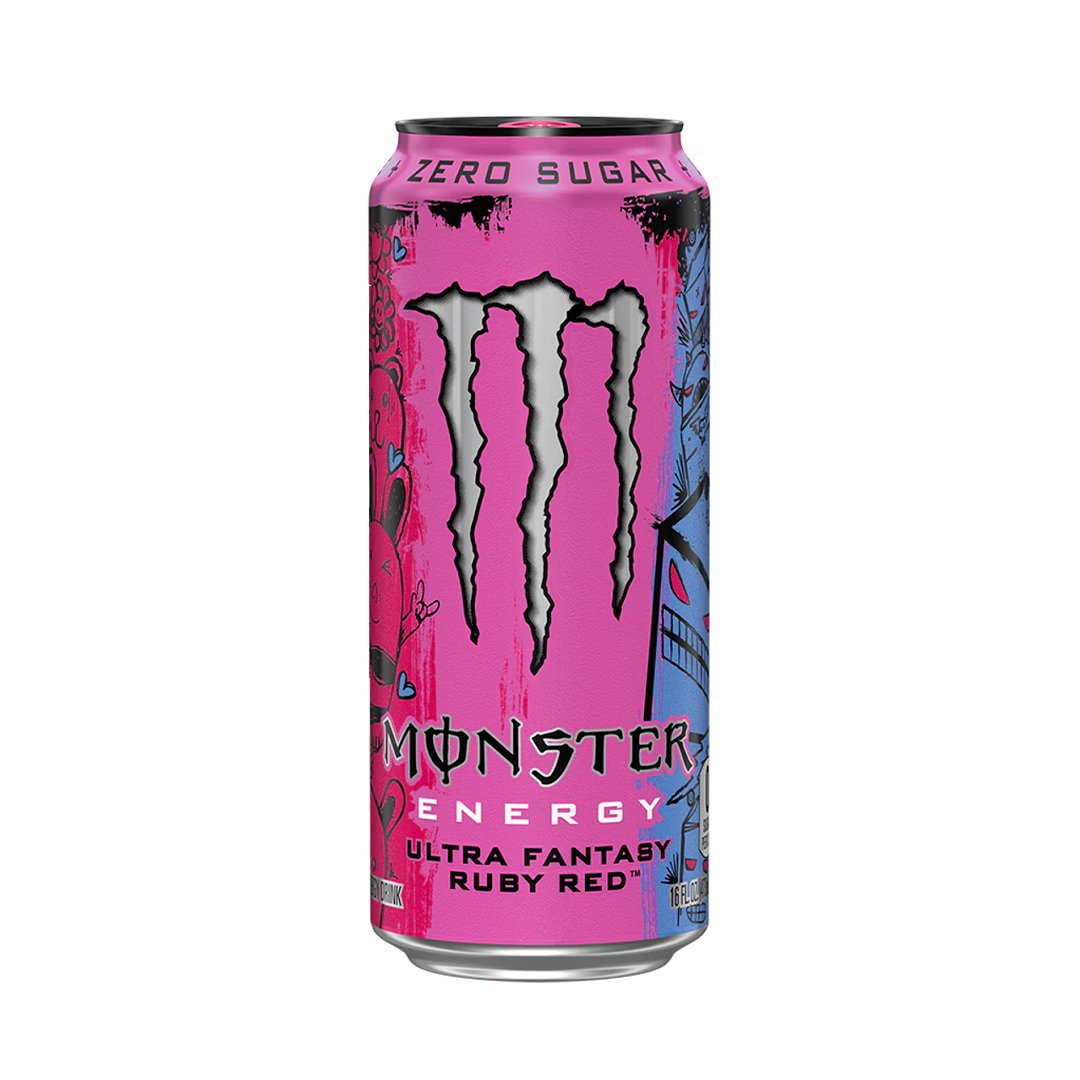 MONSTER ENERGY ULTRA FANTASY RUBY RED