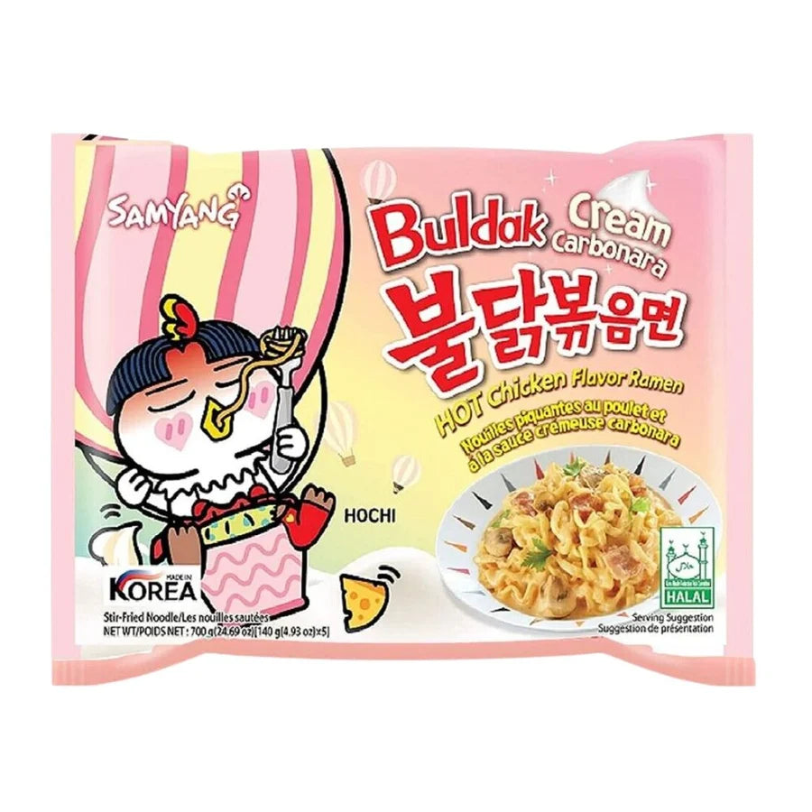 SAMYANG BULDAK CREAM CARBONARA SPICY RAMEN EPICE